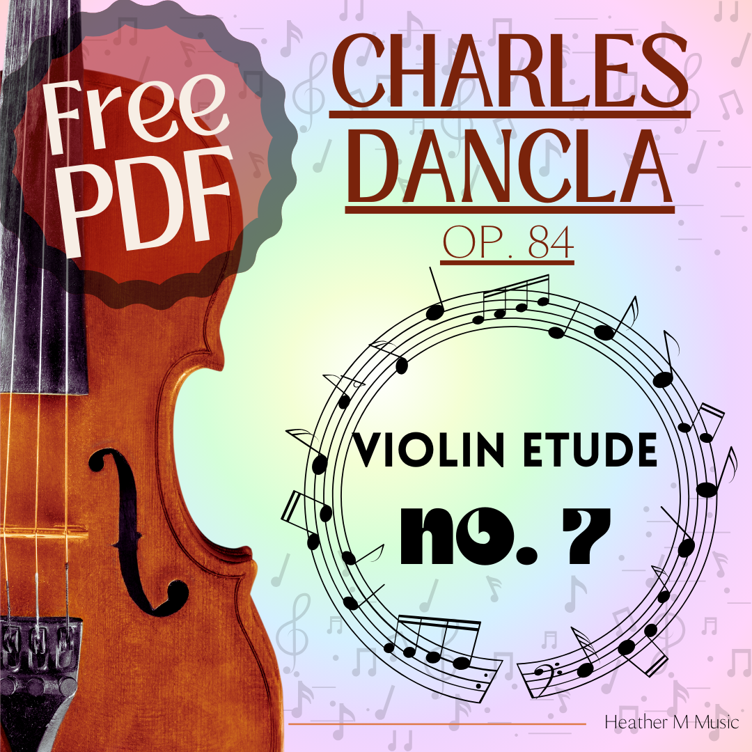 Etude 7:  36 Etudes melodiques Op. 84, Charles Dancla